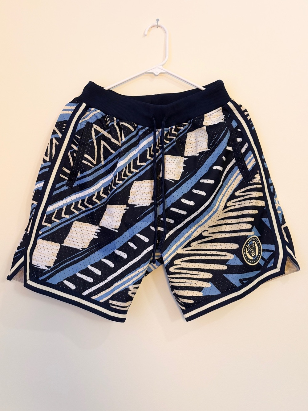 Men's Philadelphia Union Mitchell & Ness Navy Tribal Fashion Shorts